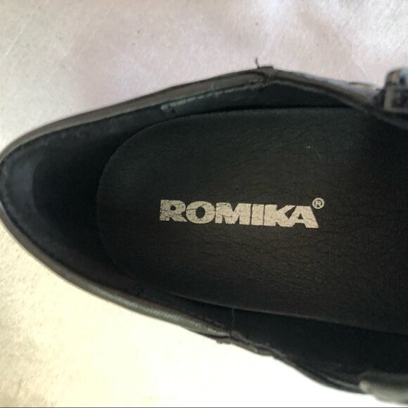 Romika Dora 2 Ladies 40 Black Leather Loafers - Picture 14 of 16